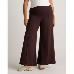 Quince Women's Brown Wide-Leg Pants